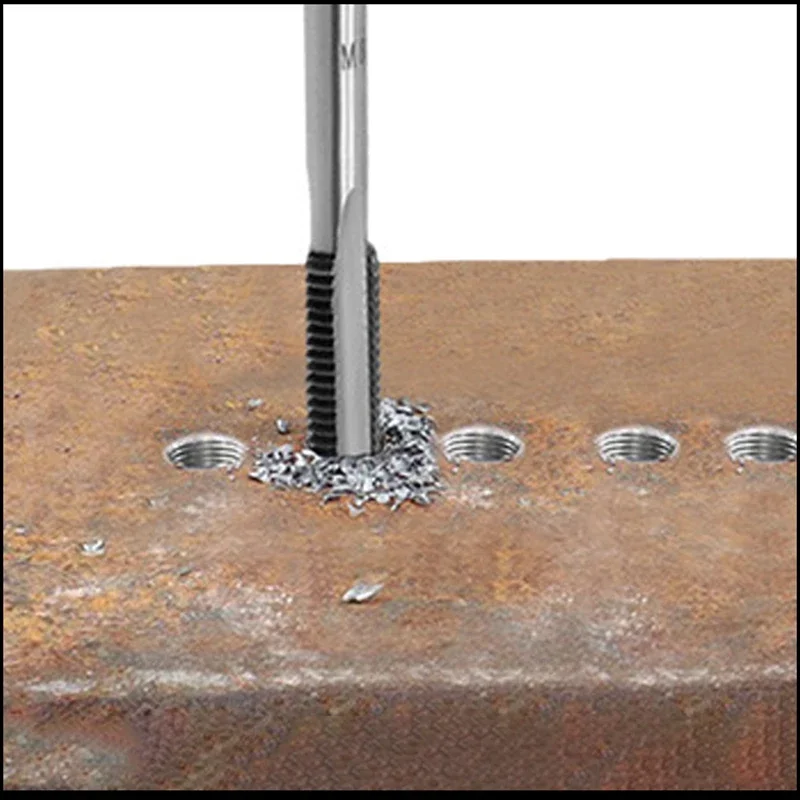 5-częściowy zestaw gwintowników ze stali szybkotnącej - M3 M4 M5 M6 M8 Precyzyjne gwintowniki metryczne do efektywnego gwintowania