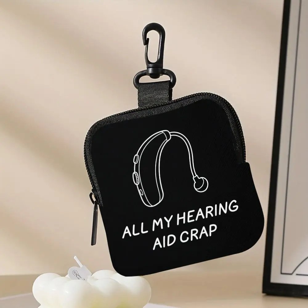 New Mini Coin Purse PVC Water-resistant Earphone Bag Lightweight Portable Zipper Storage Bag Friends Gift