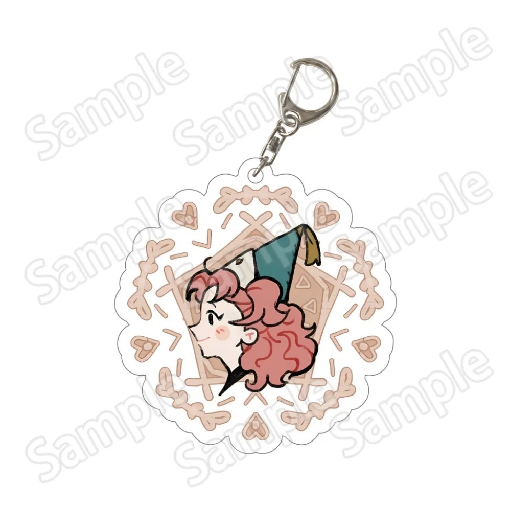 Witch Hat Atelier Acrylic Keychain Coco Qifrey Agott Richeh Olruggio Tetia Lace Edge 2sided Print Manga Anime Gift