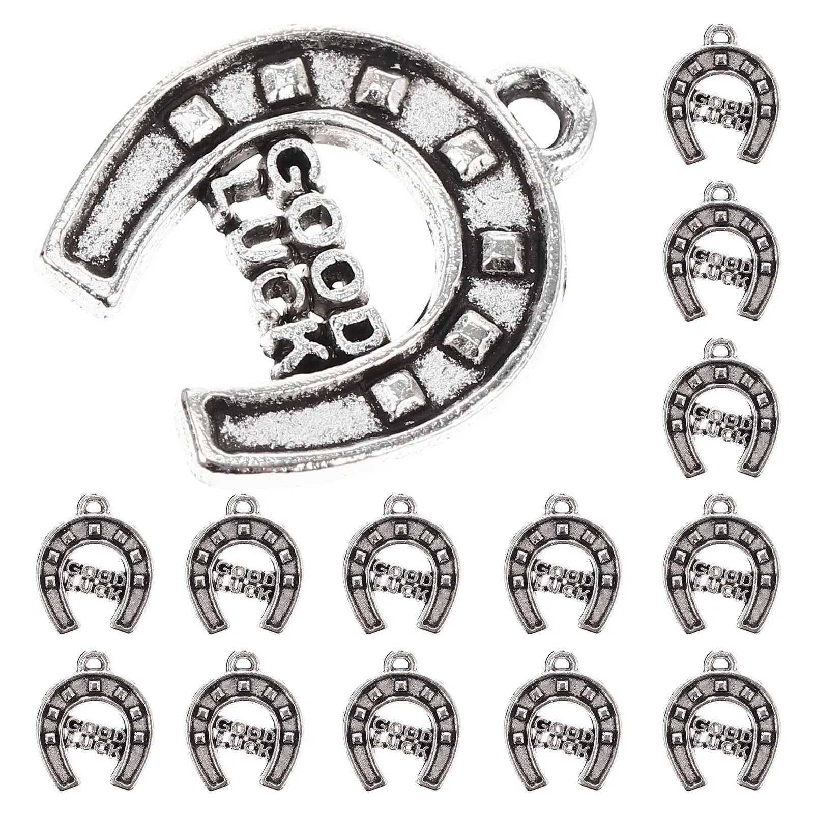 

50Pcs DIY Necklace Earrings Bracelet Charms Pendant Accessories Jewelry Making Supplies Safe Durable Easy Connect Gift