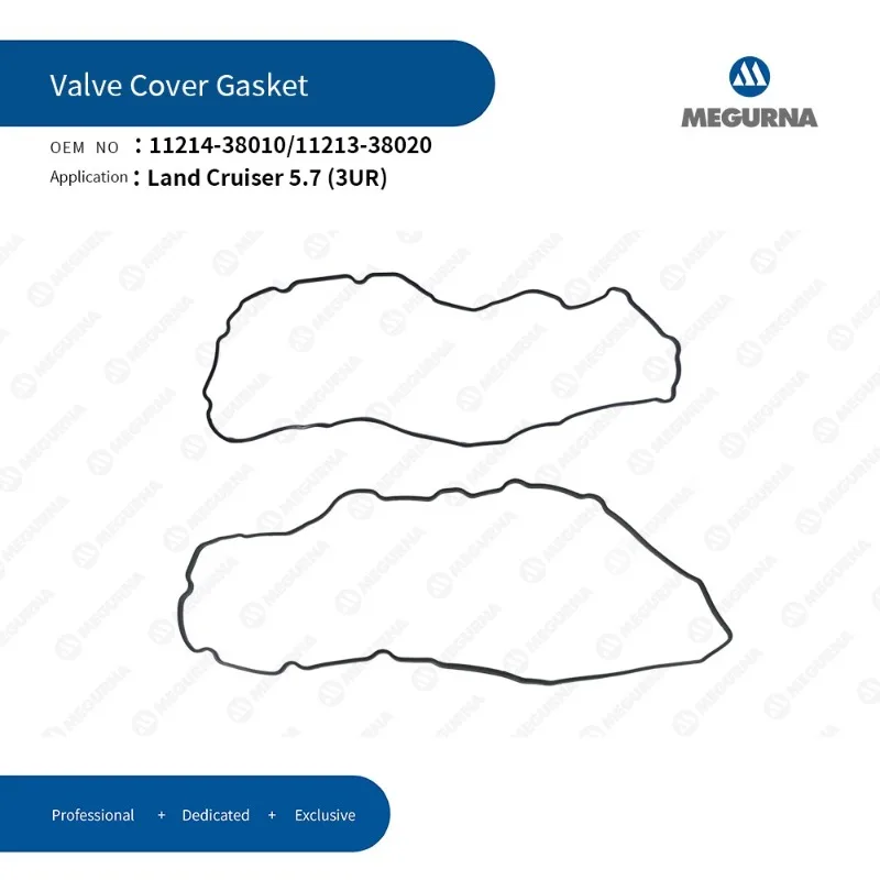 

11214-38010 11213-38020 Valve Cover Gasket set For Toyota LAND CRUISER SEQUOIA Tundra Lexus GX LX GS 3UR Engine Car Accessories