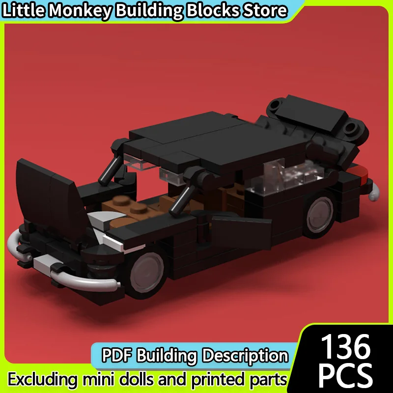 

Speed Racing Car Model MOC Building Bricks 24BT Two-Door Sports Car Modular Technology Children Holiday Gifts Assemble Toys Suit