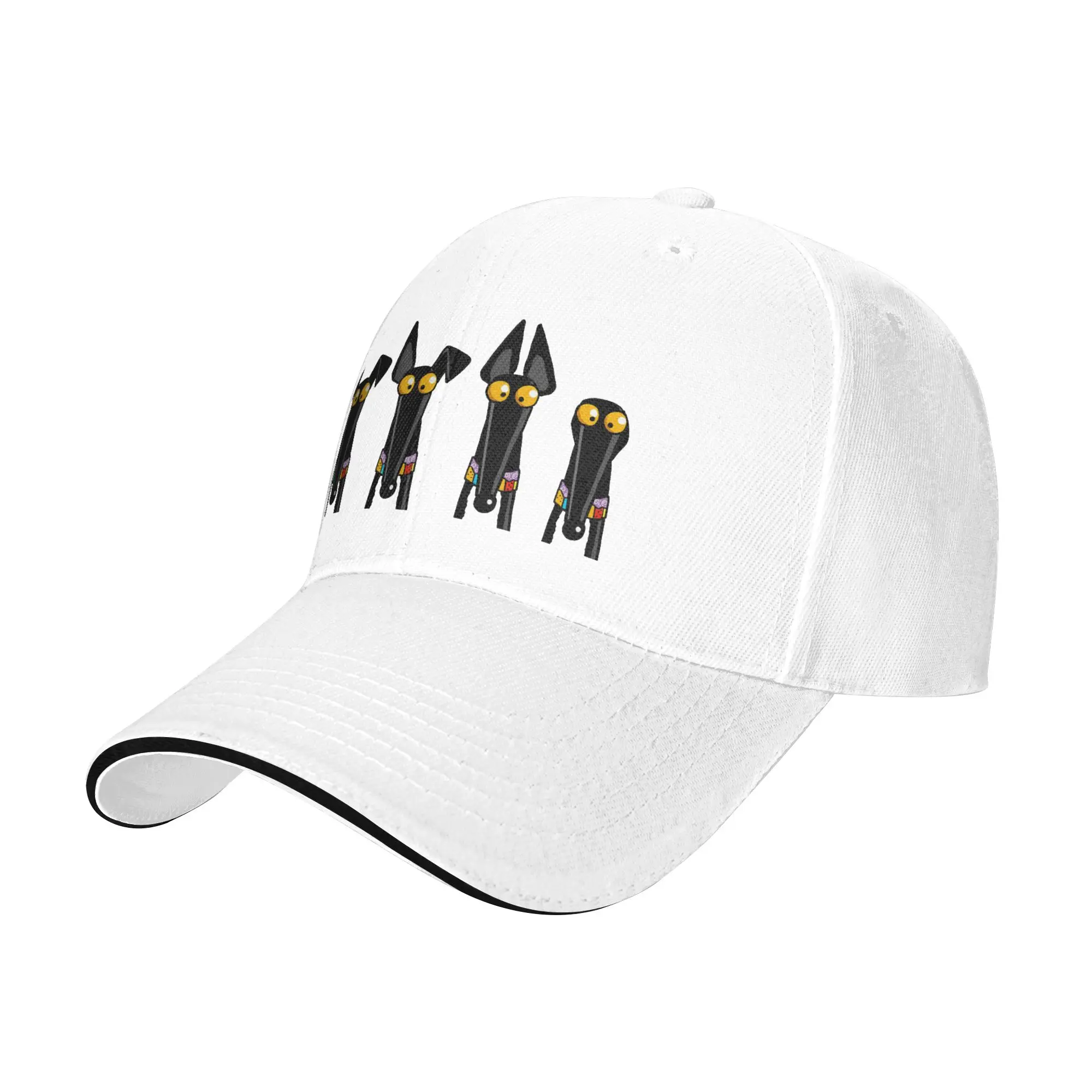 Greyhound Semaphore Cap Fashion Casual Baseball Caps Adjustable Hat Hip Hop Summer Unisex Baseball Hats Customizable