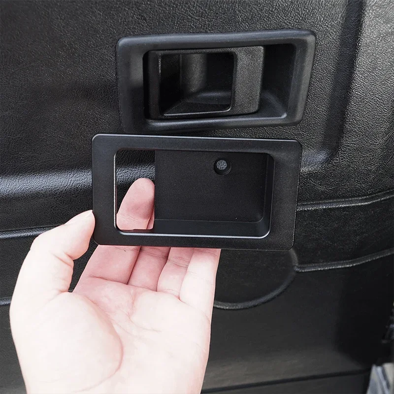 2Pcs/4Pcs Aluminum alloy For Land Rover Defender 90 110 2004-2018 Car interior door bowl decoration sticker car accessories