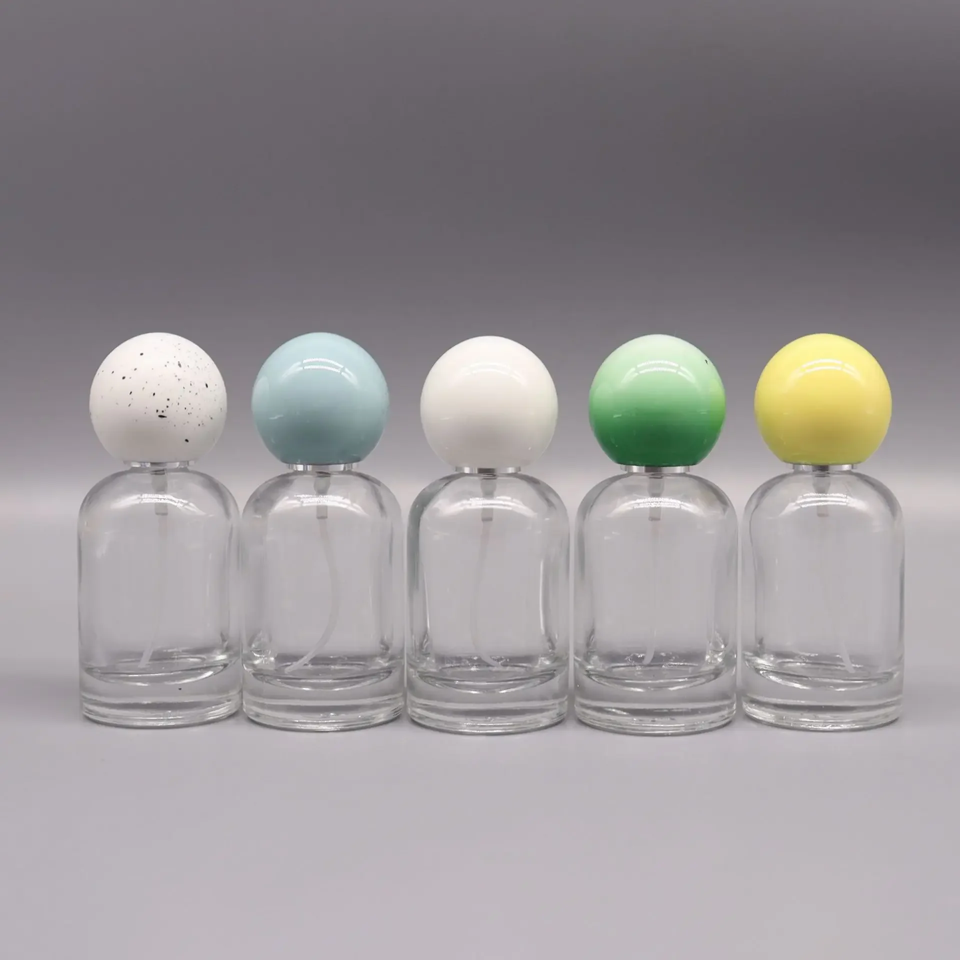 30ml Refillable Portable Perfume Bottle Cosmetic Atomizer Empty Transparent Glass Sample Perfume Spray Bottle for Travel