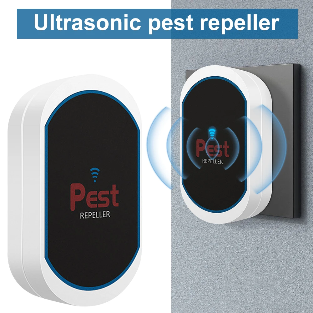 Ultrasonic Pest Repeller Electronic Pest Repeller Plug-in Insect Repeller Rat Mosquito Repellent for Cockroach Spiders