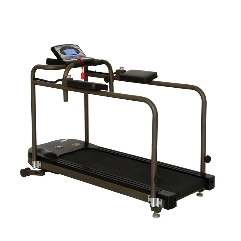 Indoor electric treadmill elderly auxiliary slow walking machine fitness equipment