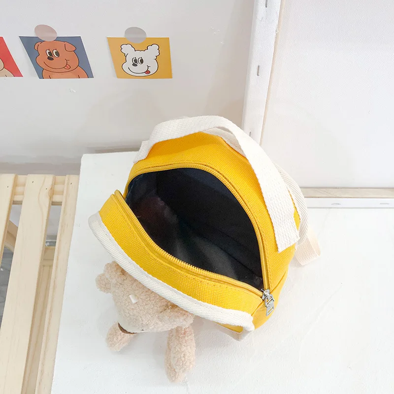 Nette Trendy Plüsch Bär Kinder Rucksack Baby Kindergarten Mini Schule Tasche Rucksack Cartoon Nette Baby Rucksack
