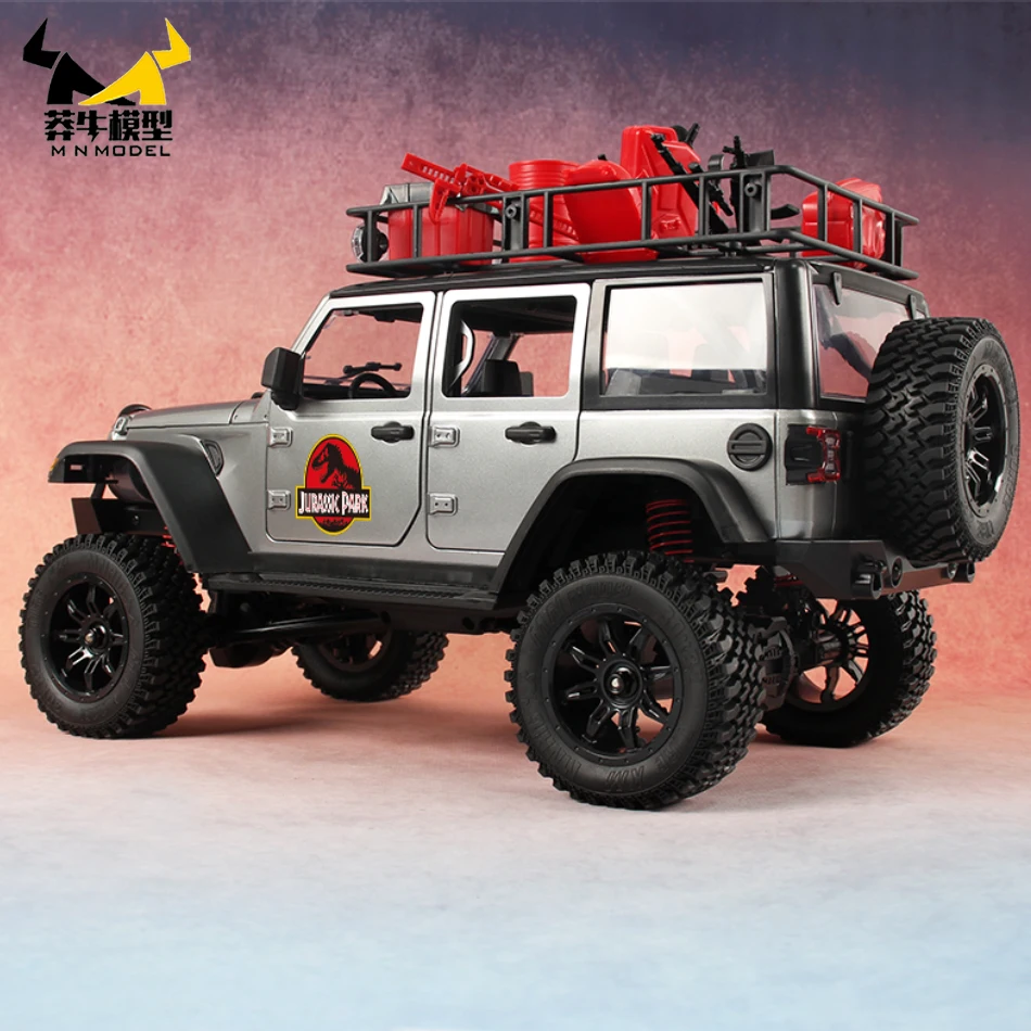 MN modèle 1:12 télécommande 4X4 dinosaure camion d'escalade Jurassic Tour véhicule plongée tout-terrain voiture Rock chenille jouet pour adulte