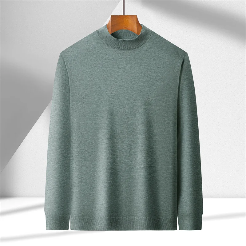 7XL حجم كبير الرجال الأساسية سترة الخريف المعتاد متماسكة تيز كم طويل الدهون الذكور حجم كبير البلوز البلوز القمم