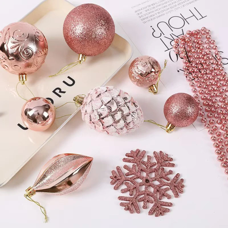 

44PCS/BAG Christmas Ball Painted Set with Gift Box Christmas Tree Decoration Pendant Holiday Window Display 23PCS/BAG 16PCS/BAG