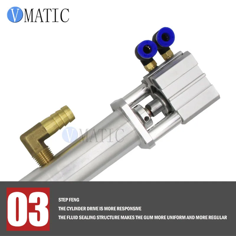 Free Shipping High Precision Big Flow Suck Back Liquid Uv Glue Valve Pneumatic Glue Dispensing Valve