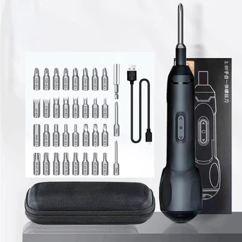 Xiaomi Electric Screwdriver Rechargeable Mini Screwdriver Bits Set Rechargeable Cordless Screwdriver Kit Repairt Power Tools