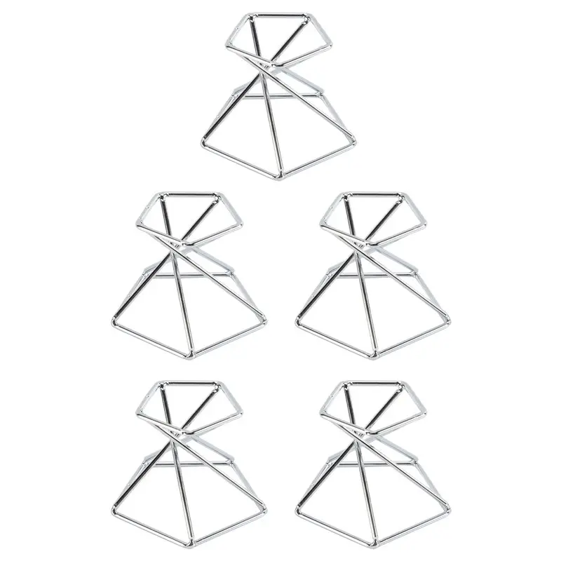 AT05-Pack 5 Air Plant Holder Air Plants Holders Tillandsias Display Air Purifying Plant Container Air Fern Stand