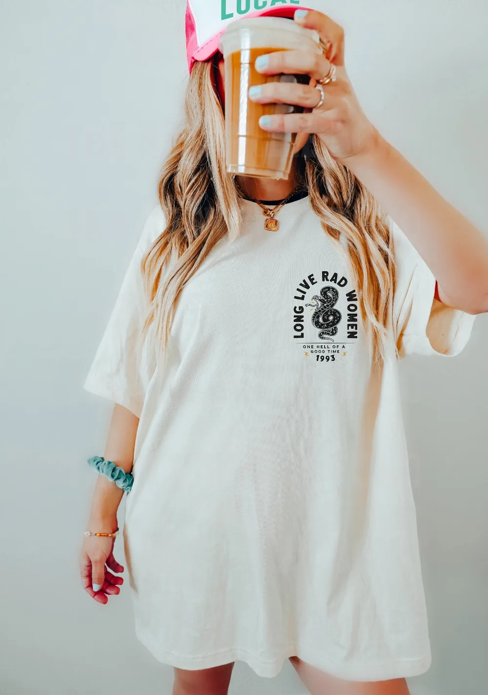 طويل لايف راد المرأة المحملة بوهو الأفعى المحملة الراحة الألوان المحملة خمر مستوحاة القطن تي شيرت للجنسين المحملة الراحة الألوان تي شيرت