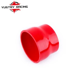 Red 3-PLY Length:76mm Straight Silicone Reducer Turbo Coupler Hose ID(mm):48 51 52 54 56 57 60 64 67 70 76 90