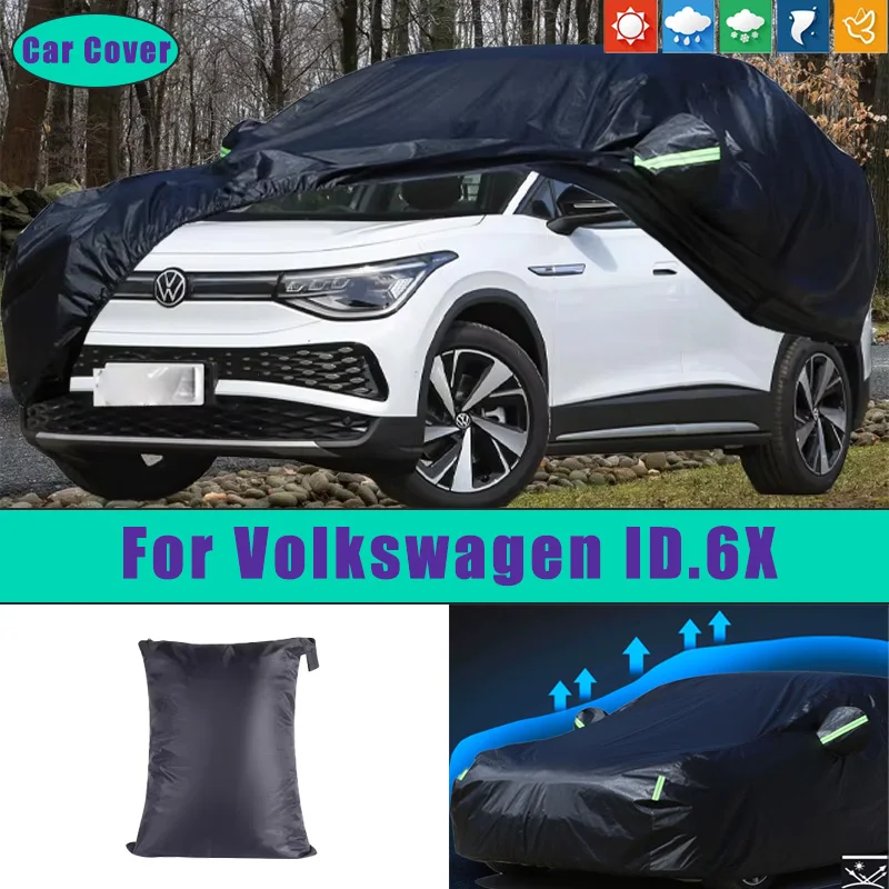 

Car Full Outer Covers Outdoor Waterproof Dustproof Sun Rain Snow Protection Exterior Car Accessories For Volkswagen ID.6X