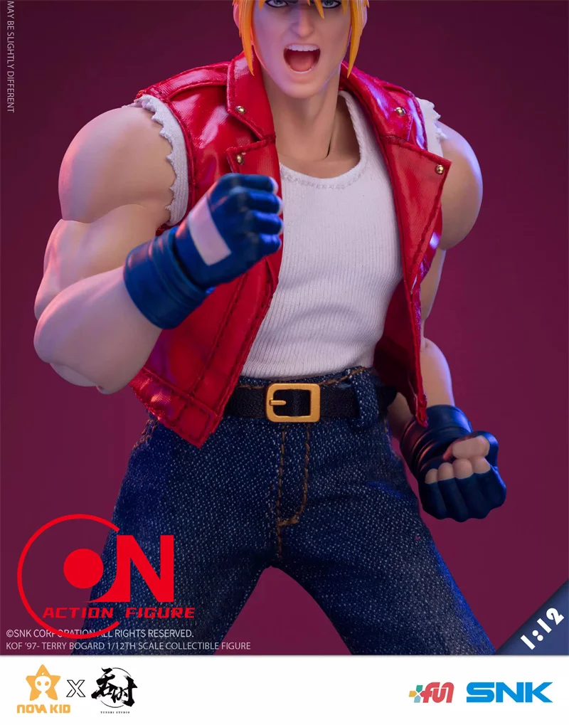 Q2 TUNSHI Studio TS-XZZ-005 1/12 Terry Bogard Double Head Action Figure 15.5cm Male Soldier Full Set Collectible Model Toy