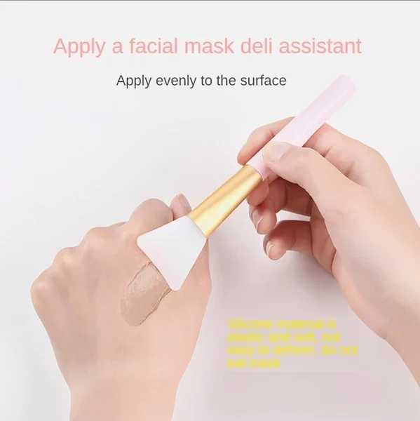Silicone Facial Mask Brush Soft Cosmetics Tool for DIY Mud Mask Beauty Health Makeup Accessories