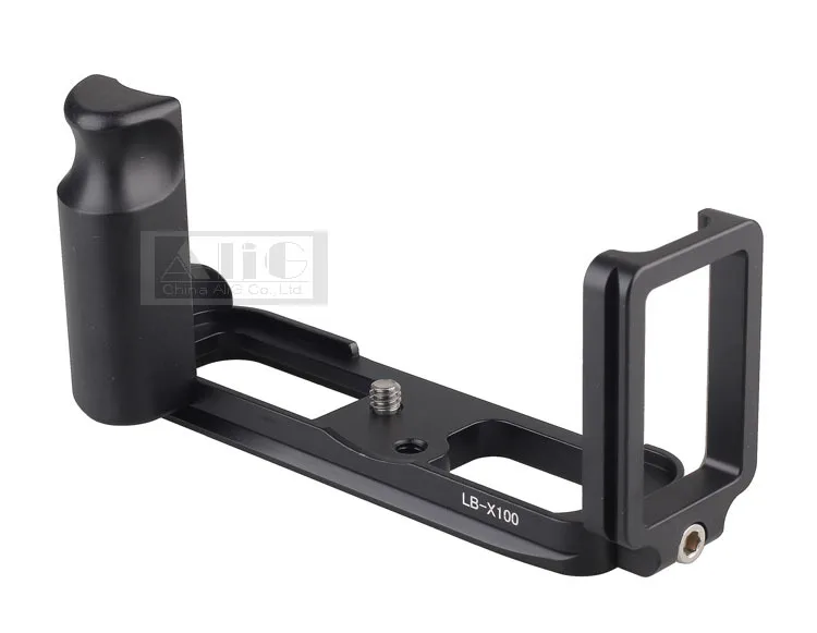 プロ仕様のアルミ製三脚ヘッド,クイックリリースプレート,ハンドグリップ,富士フイルム用1/4ネジマウント,富士x100,x100s,カメラLB-X100, 38mm