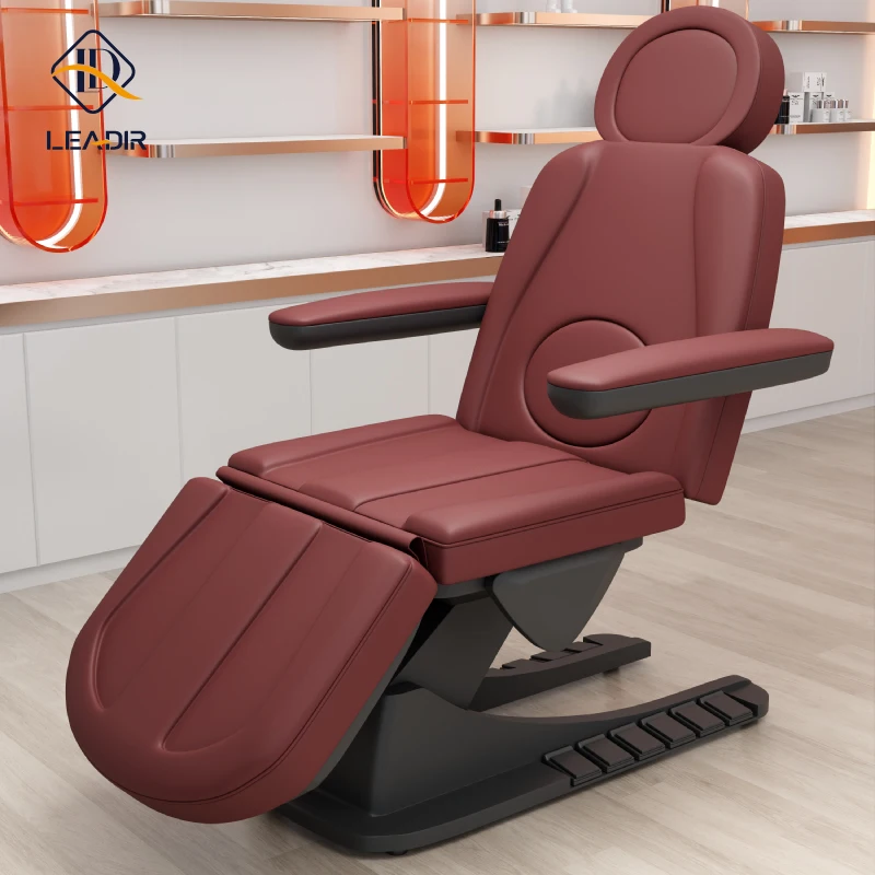 Punk Style Electric Facial Treatment Massage Table with Foot Control Beauty Salon Reclining Cosmetic Bed Spa for Eyelash
