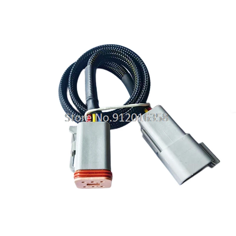 50CM Deutsch DT 2 3 4 6 8 12 Pin Extension Cable Male Female Cable Sleeve Protection Waterproof Connector plug Kit WIRE HARNESS