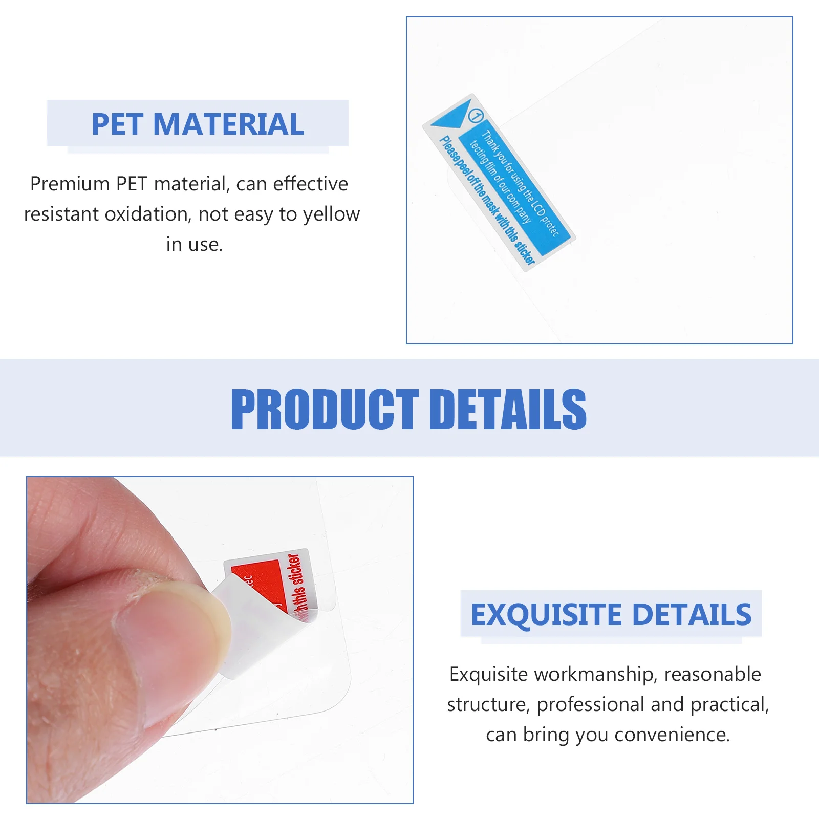 

10Pcs Laptop Touch Pad Film Anti-Scratch Protective Cover Precise Alignment Durable Pet Material Touch Pad Film