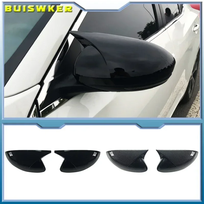 

For NISSAN Altima 2019-2023 Sentra/Sylphy 2020-2023 Mirror Cover Rearview Side Mirror Cover Wing Cap Exterior Rear View Trim