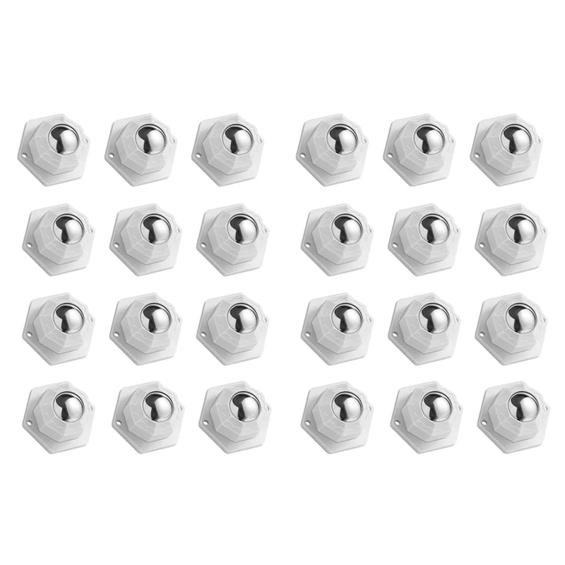 

Мини-колесики AT21 для небольших бытовых приборов, самоклеящиеся колесики, ролики из нержавеющей стали (24 шт., белые)