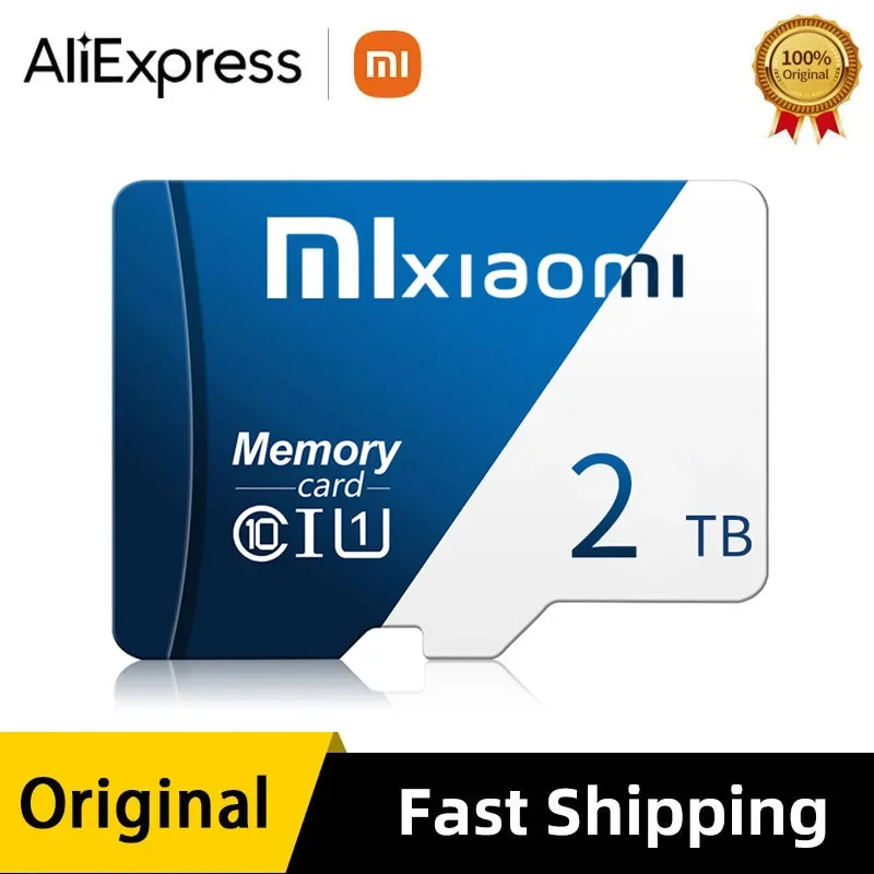 Xiaomi-tarjeta de memoria Micro SD Original, 2TB, alta velocidad, 1TB, TF, teléfono móvil, cámara de ordenador, tarjeta de memoria Flash