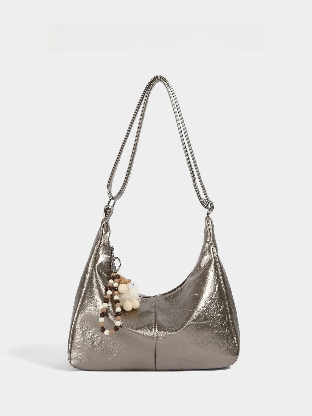 

Charlize Kitty Women's Shoulder Bag Small Square Fashionable Leather Handbag for Spring Season Color Block Design