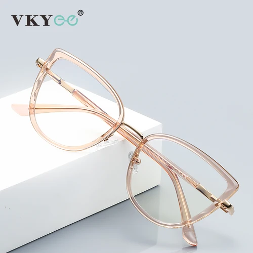 VICKY, diseño personalizado, nueva mariposa, gafas de lectura simples antiluz azul para mujer, prescripción personalizable PFD3151