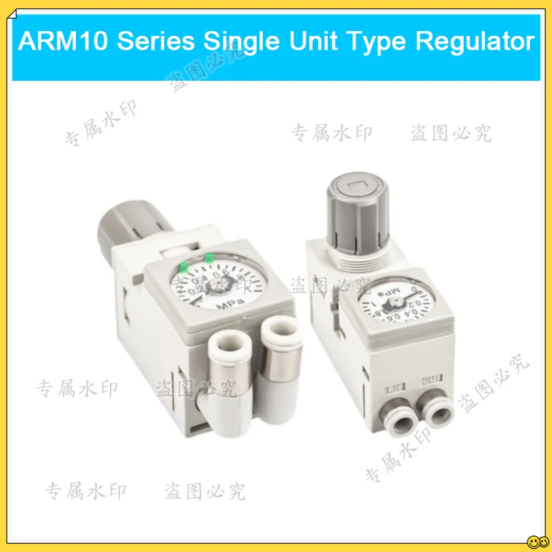 

SMC Type ARM10 Series Single Unit Type Regulator ARM10F1/ARM10F2-06/08/20BG