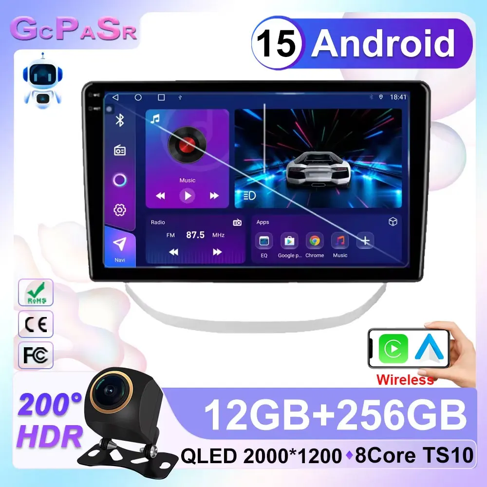 

Для Hyundai HB20 2012-2019 Авто Радио Carplay Android 15 Стерео GPS-навигация Мультимедийный видеоплеер Видеорегистратор No 2din DVD BT