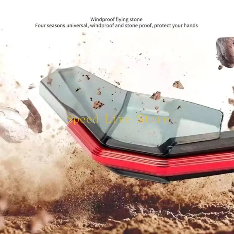 

547C Motorcycle Hand Guards Improve Riding Comfort Durable & Stylish Wind Deflectors Simple Installation Motorcycle Accessory