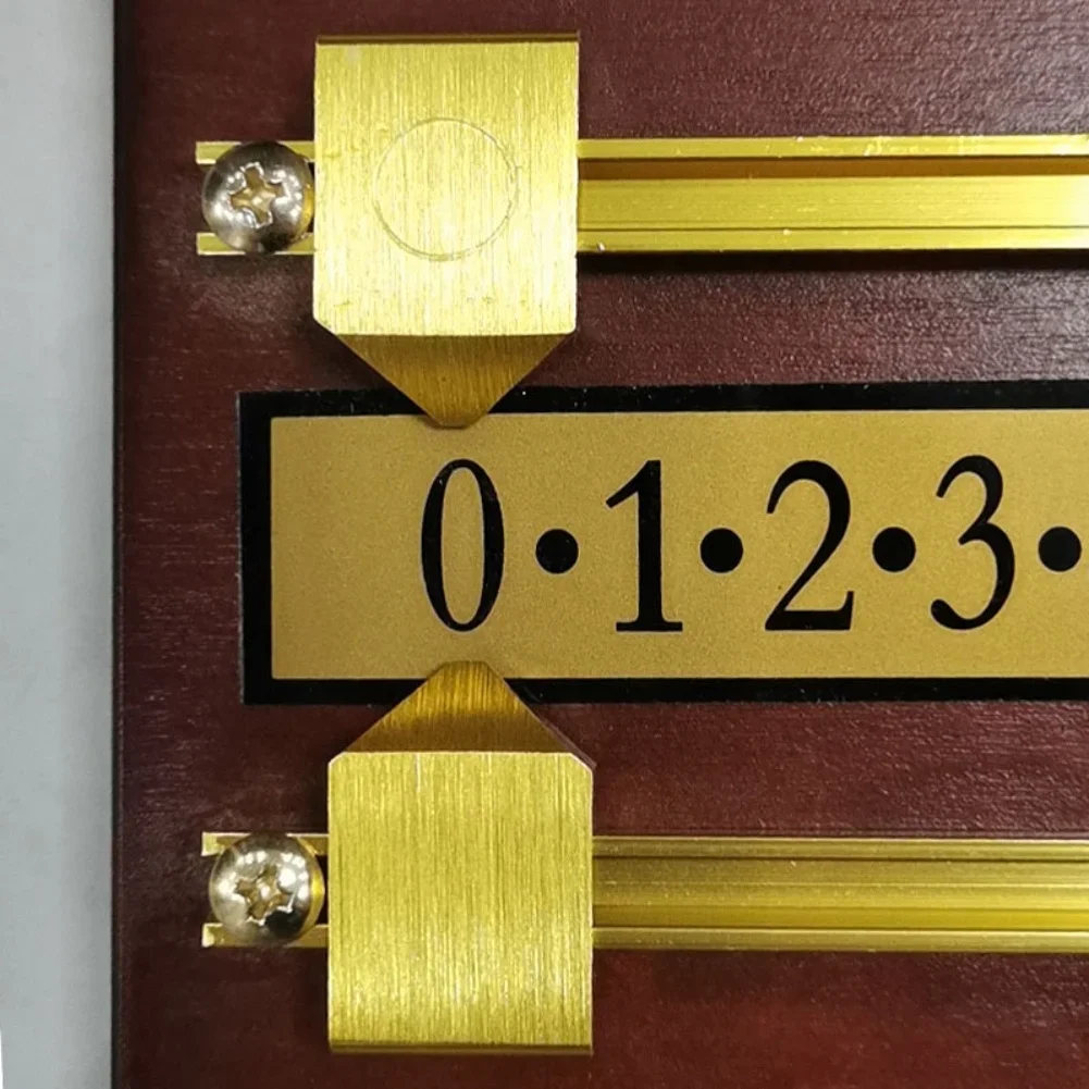 Para juegos de billar, puntuación de doble pista, puntuación de juegos de billar, sala de juegos, salón de billar, 50*14*1 Cm, marcador de doble pista