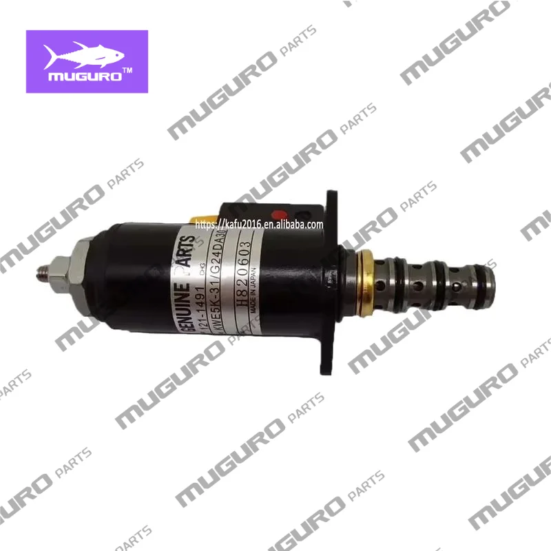 Solenoid Valve 121-1491 1211491 KWE5K-31/G24DB30 for E320B E320C E320D E325C