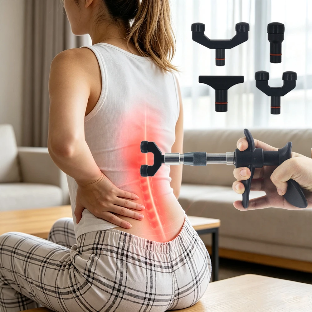 Chiropractic Adjustment Tools Therapy Body Physical Massager Effective Improves Limbs Back Pain Massage Portable Manual Gun 2026