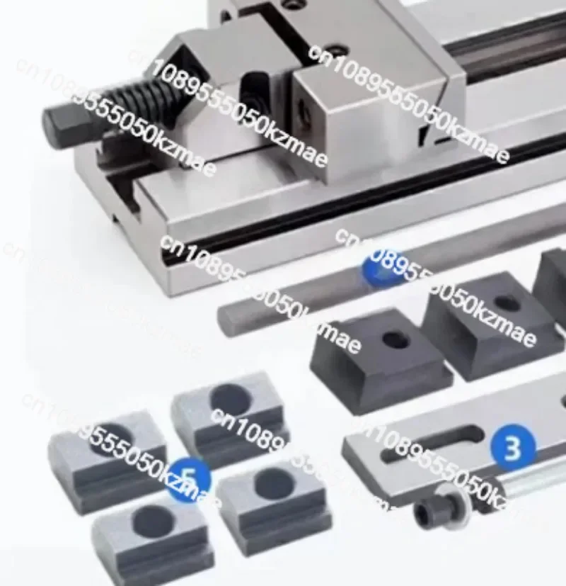 GT125 / 5 Inch High Precision Manual Flat Vice Tool Maker Vise for CNC Grinding Milling Machine