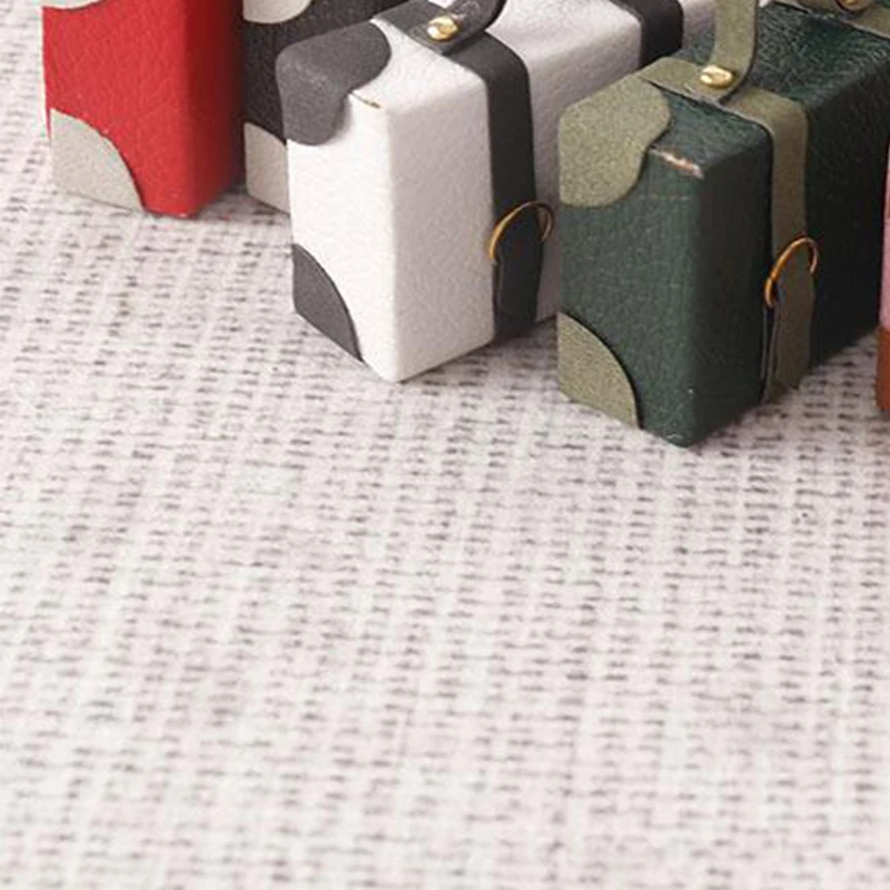 1:12 Dollhouse Mini Suitcase & Briefcase - Miniature Model Decor, Toy Accessories for Doll House