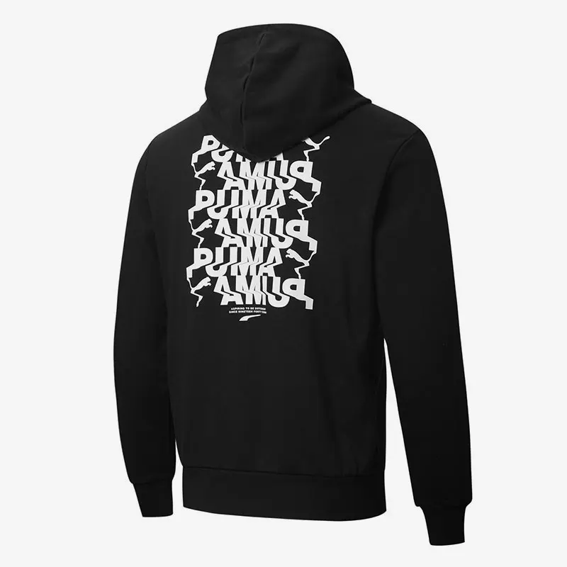 プーマ 正規品 秋新作 メンズ カジュアル プリント スポーツ パーカー 530020-01