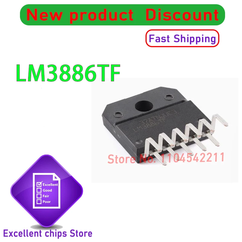 

5PCS~10PCS/LOT LM3886TF/NOPB LM3886TF ZIP-11 New Original Genuine Ic