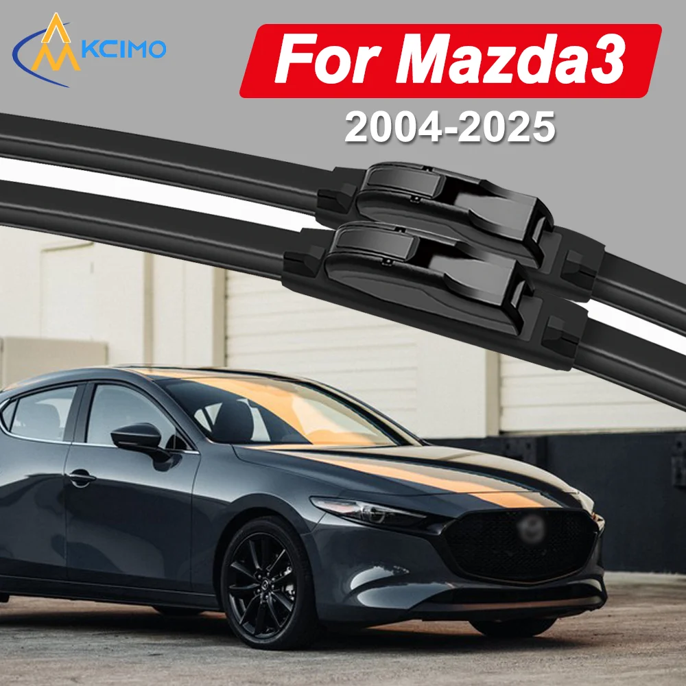 

Car Wiper Blades For Mazda3 BK/BL/BM/BN/BY/BP 2004-2025 Front Windshield Wiper Blades 2PCS Window Cleaning Car Accessories