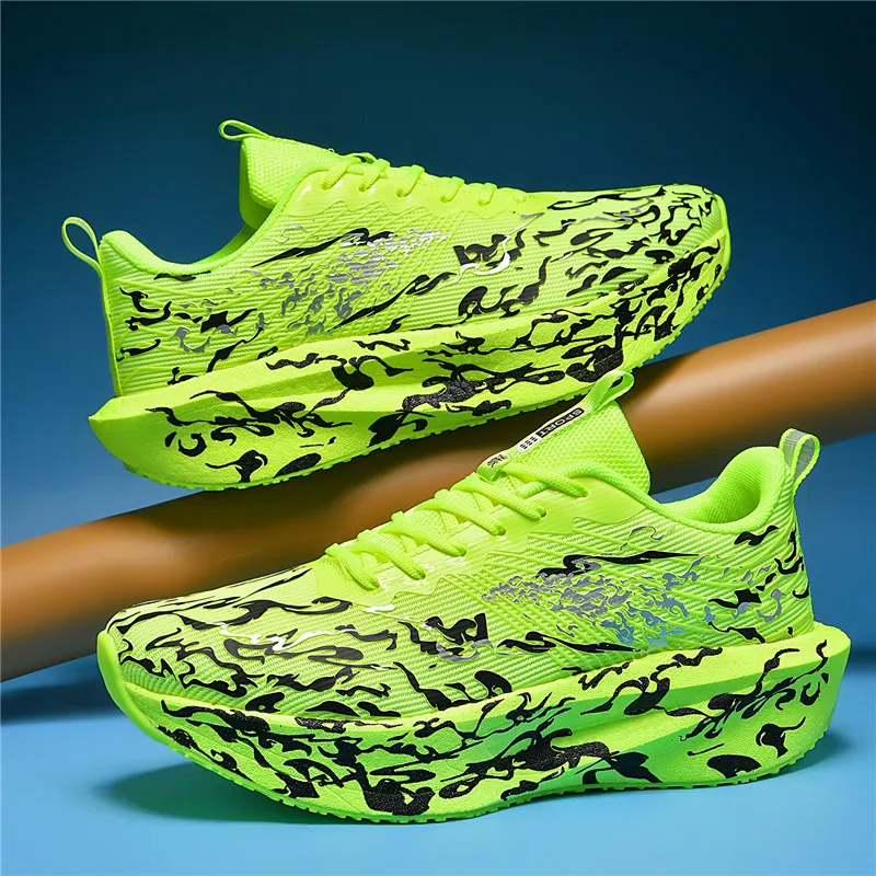 

Autumn and Winter Couple's New Double Mesh Comfortable Sports Shoes, Carbon Plate Cushioning Marathon Anti Slip Running Shoes