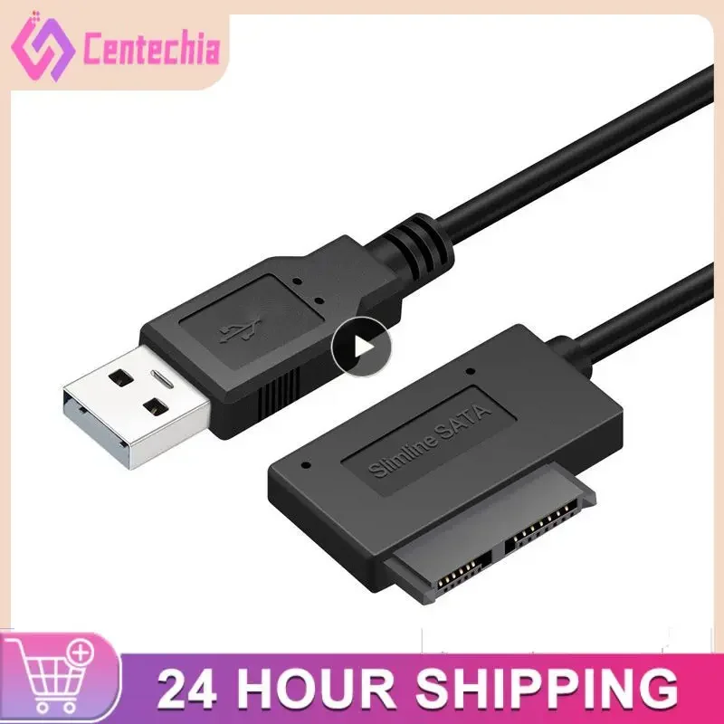 Notebook USB 2.0 naar Mini Sata II 7 + 6 13Pin Adapter Converter Kabel voor Laptop /DVD ROM Slimline drive Data cord Adapter
