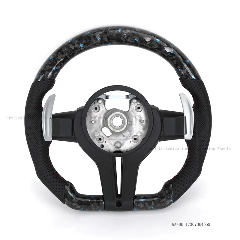 Hot Semi-Alcantara, forged carbon steering wheel, with M1 M2 LED buttons, suitable for F30 F10 E90 E70