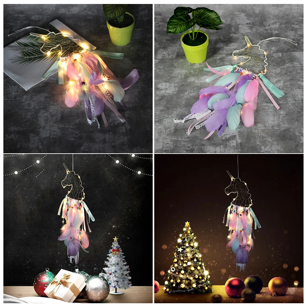 

Catcher Colorful Wall Hanging Pendant Home Decoration Night Light Bedroom Accent Catcher