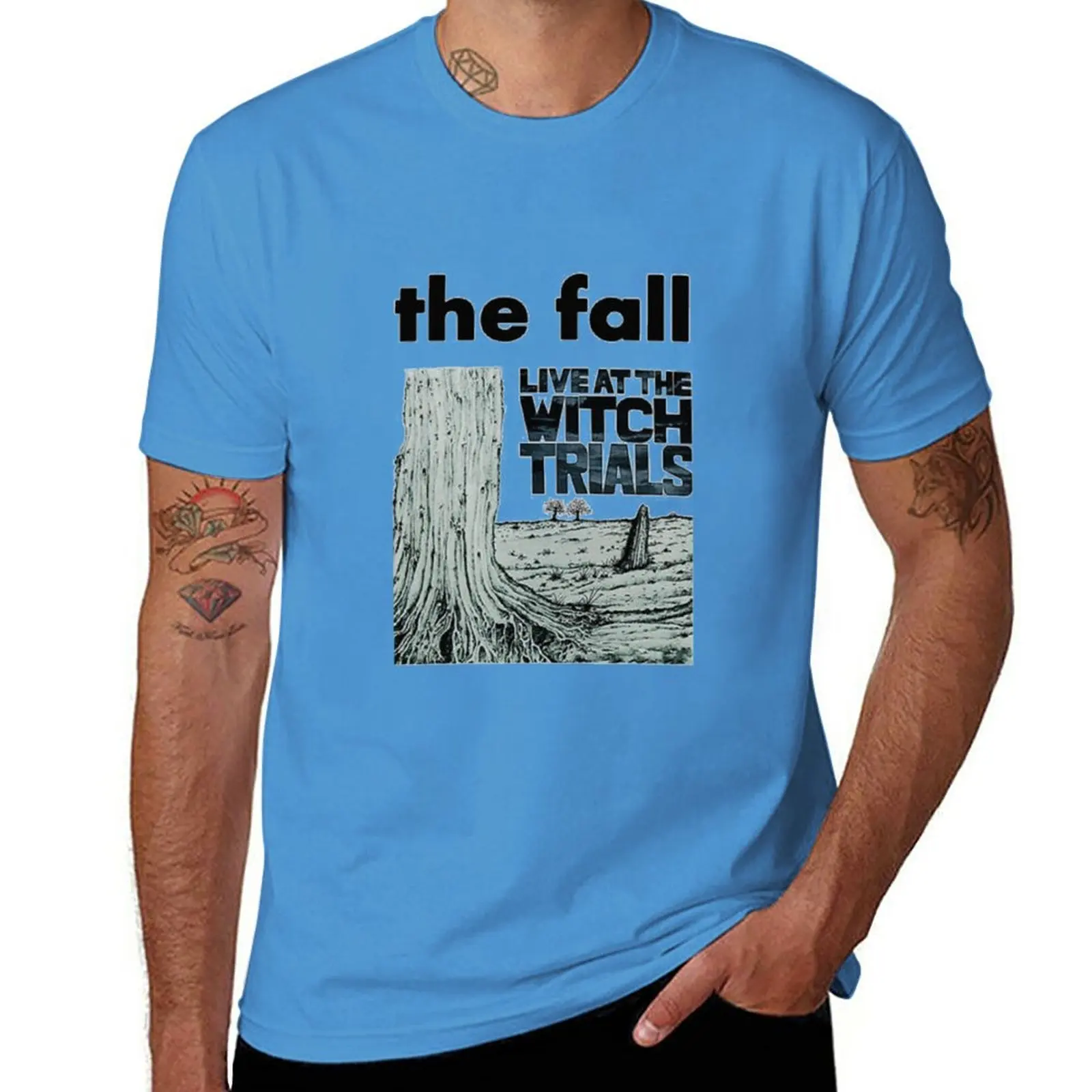 New THE fall live at the witch trials band T-Shirt man clothes plus size t shirts fruit of the loom mens t shirts
