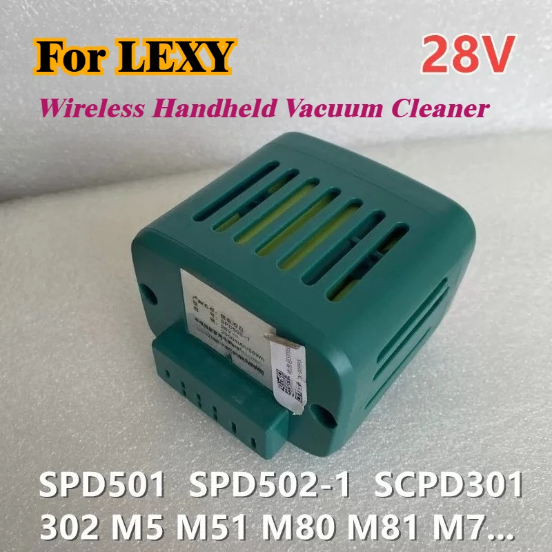 

2200mAh 3000mAh 28V Vacuum Cleaner Battery For LEXY Rechargeable Lithium Battery SPD501 502 M61 65 71 83 Replacement Battery