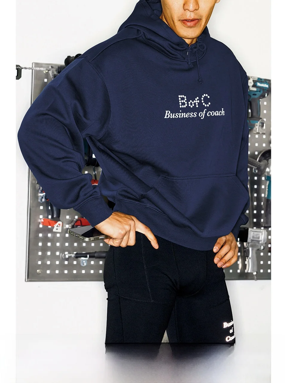 

Худи Crnenter Bo Air Layered Reflective Point с отражающими элементами, повседневный свободный крой, длинный рукав, для мужчин и женщин